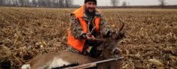 150" Ohio Buck , one shot with the Knight long range hunter @270 yards!