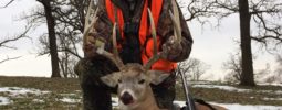 Buck taken on December 28, 2016, during Iowa's late muzzleloader season with my Knight Revolution.