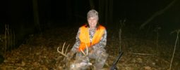 My wife Amy shot this nice Ohio 9 point with her disc extreme at 90 yds. Thanks for making a great product.